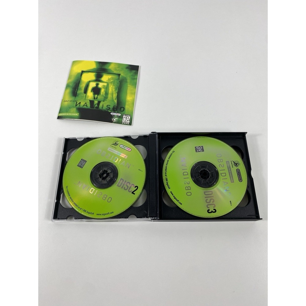Obsidian 5 Disc PC Game ~ Big Box ~ SegaSoft 1996 SCI FI CIB - Picture 6 of 7